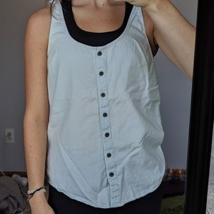 PacSun faded Denim Tank, size XS